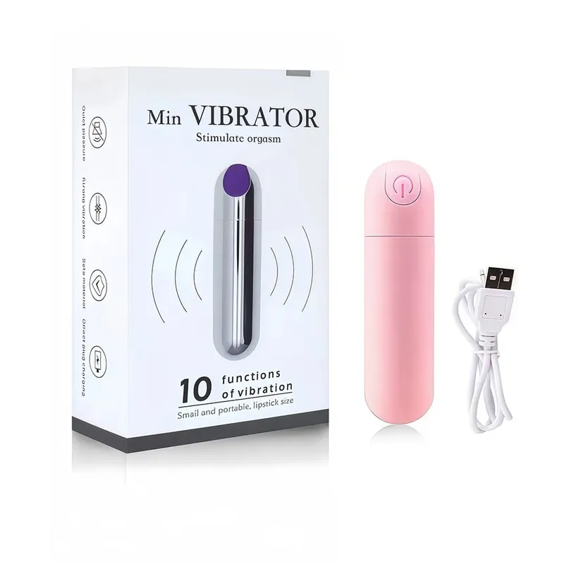G Spot Vibrator yang berkuasa untuk Wanita Peluru Mini Perangsang Kelentit Palam Dubur Pengurut Faraj Bergetar Telur Melancap Mainan Seks