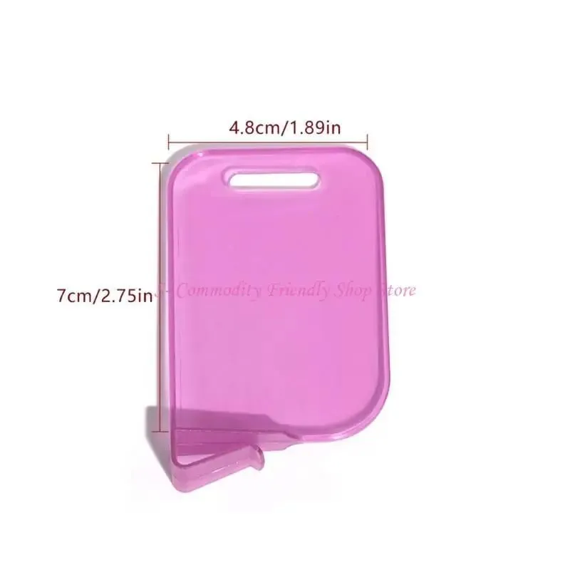 85AE 10Pcs Kunststoff Trading Card Box Schallwand Clip Karte Spacer Lagerung Klassifizierung Barriere Platte Clip Lagerung Partition Bord