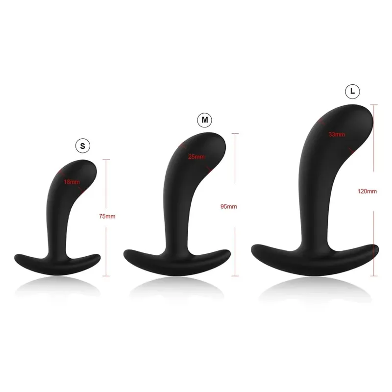 4 adet acemi silikon Butt Plug Anal Plug erkekler için prostat masaj aleti eşcinsel Mini Anal kurşun vibratör seks oyuncak erkekler kadınlar için