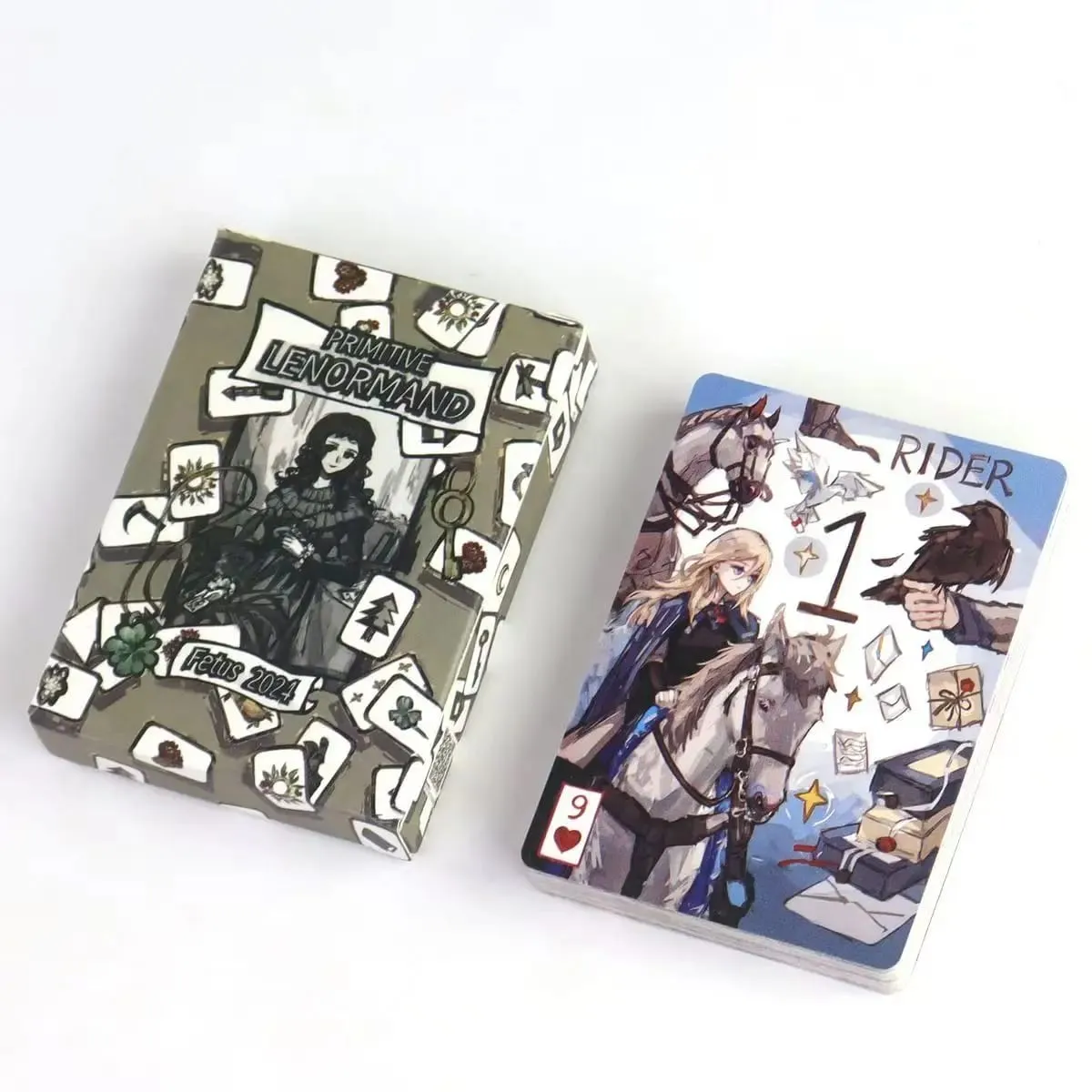42 Bộ bài Lenormand thân thiện với người mới bắt đầu Hệ thống Rana Lenormand nguyên thủy 9 * 6cm — image 2