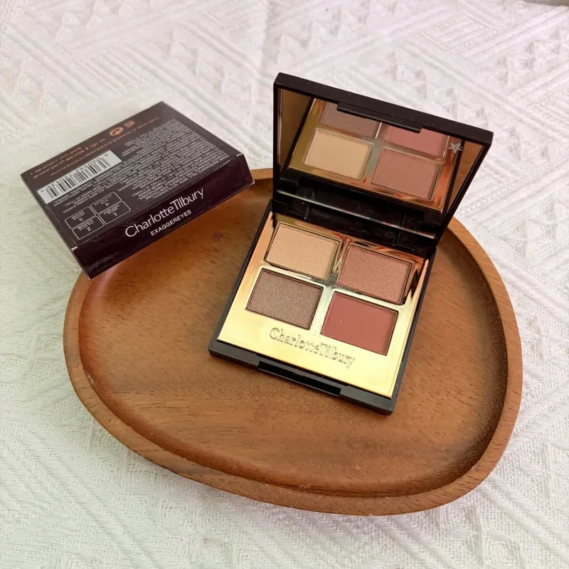 Charlotte Tilbury 4Pan Velvet&9Pan Silk Shimmer Eyeshadow&Cream Blush Dewy Long Lasting Buildable Blendable Natural Glow แต่งหน้า — image 11