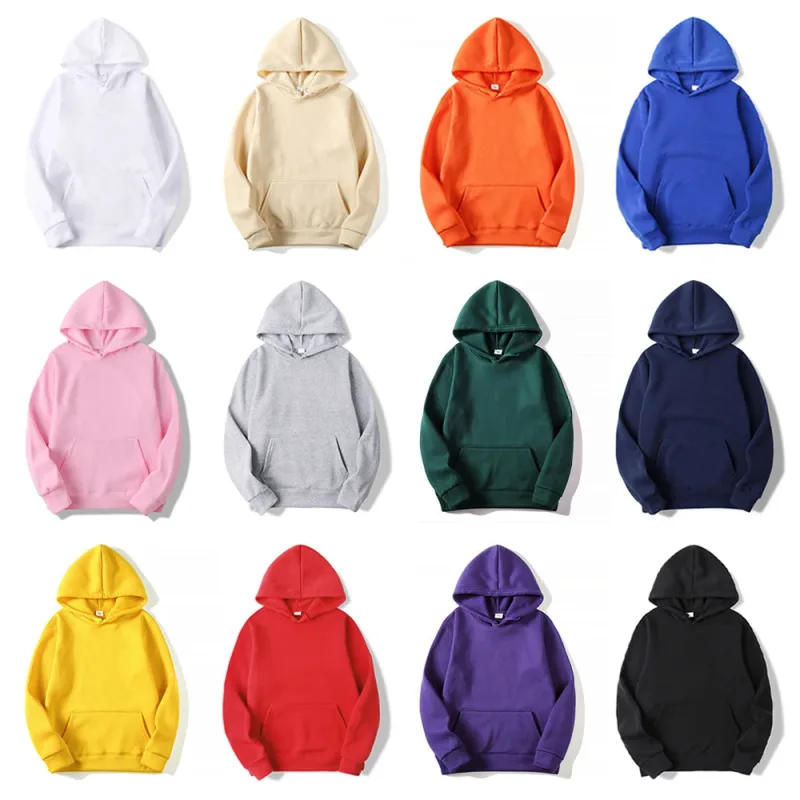 ธรรมดาขนแกะHoodiesขายส่งจำนวนมากเสื้อกันหนาวผู้ชายHooded SweatshirtราคาถูกHoodieสำหรับMan Sudaderas Para Hombre — image 18