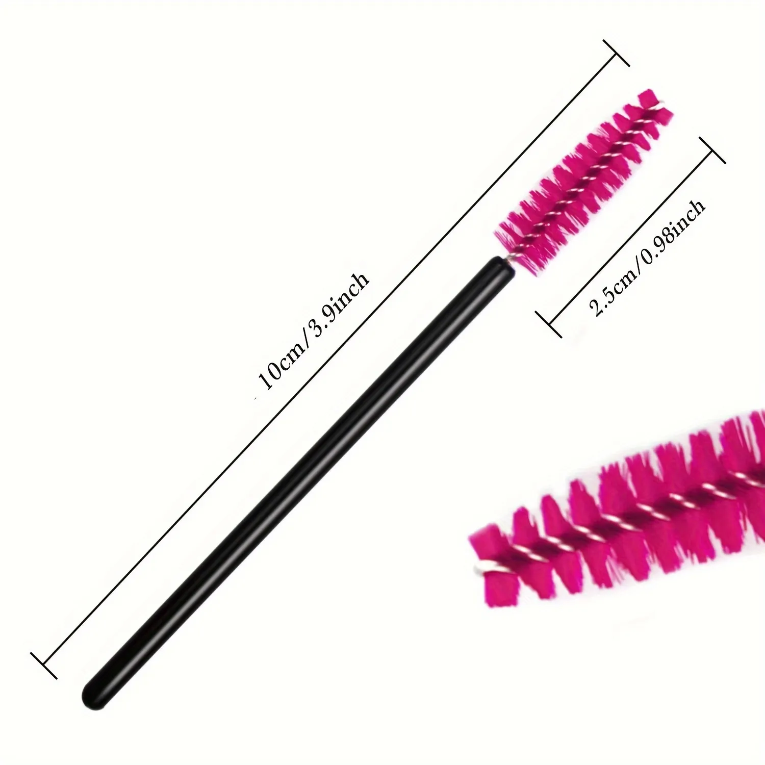 50pcs Disposable Eyelash Brushes Eyelashes Extension Tools Eyebrow Brush Mascara Wands Applicator Spoolers Makeup Tools — image 3