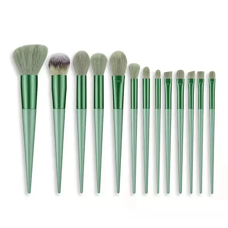 8-13 Stuks Zachte Make-Up Kwasten Set Voor Foundation Blush Poeder Oogschaduw Markeerstift Blending Make Up Cosmetische Borstel Schoonheid gereedschap — image 14