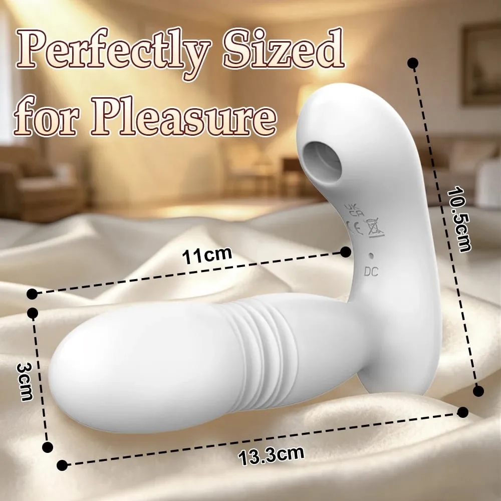 APP-Vibrator, stoßende G-Punkt-Vibratoren und 9 Saugmodi zur Stimulation der Klitoris-Nippel, Anal-Sexspielzeug für Frauen, Sexspielzeug für Erwachsene — image 3