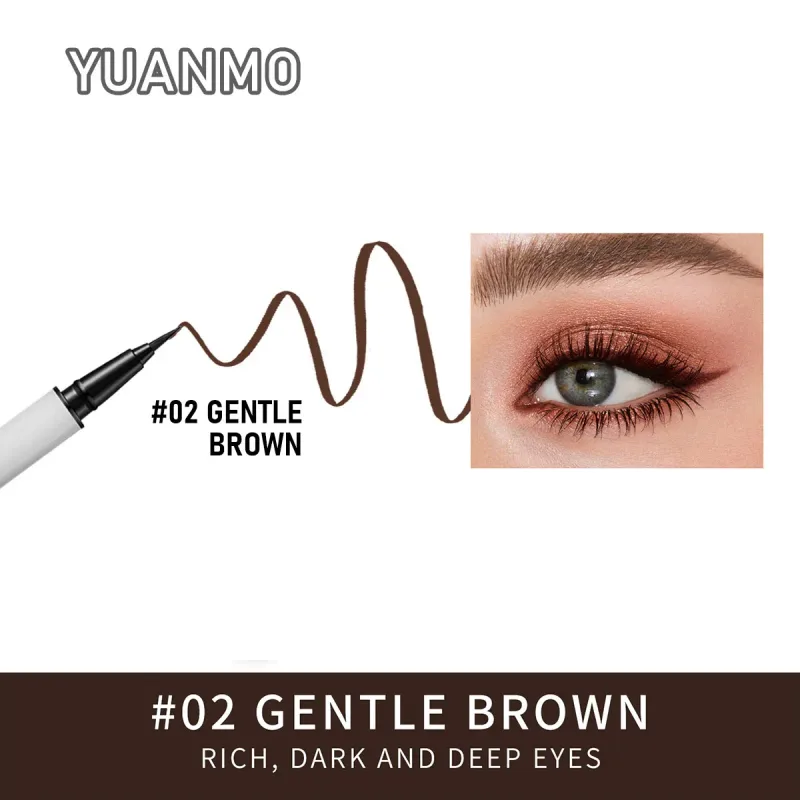 Stylo eye-liner liquide, finition lisse et mate, longue durée, résistant à l'eau et aux taches, maquillage pour les yeux, produit cosmétique — image 7
