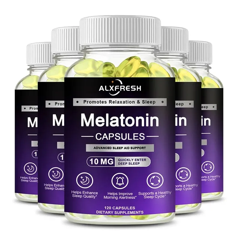 Alxfresh Melatonin 10 mg Supplement Fast Dissolve 60/120 Tablets | Drug Free | Vegetarian Non-GMO Gluten Free — image 5