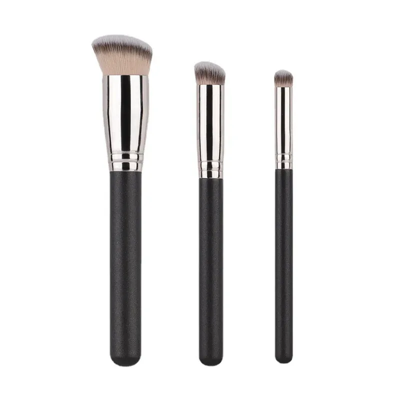 3pcs Angled Foundation Makeup Brush Set Propesyonal na Makeup Brushes para sa Liquid Foundation Cream BB Concealer Women Beauty Tools — image 10