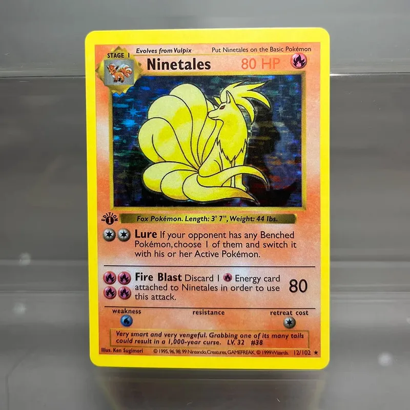 PKM Fossil/zestaw podstawowy karty PROXY Charizard Venusaur Blastoise kolekcja gier karty gry zabawki karty hobby — image 14