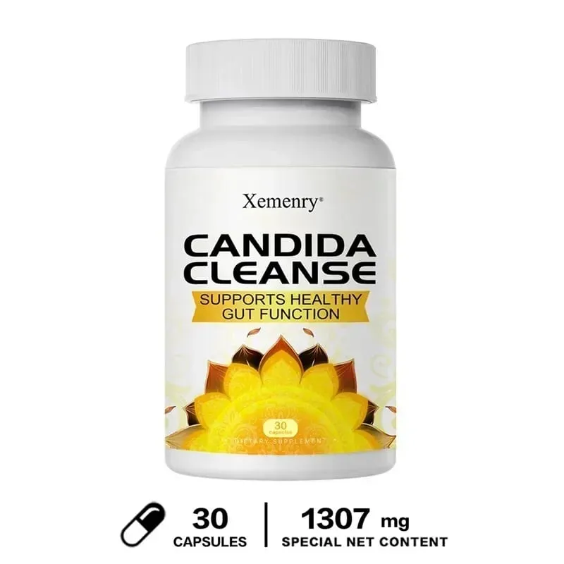Candida Cleanse - Intestinal and Colon Support Cleansing & Detoxification Improves Digestion Enhances Nutrient AbsorptionSupp