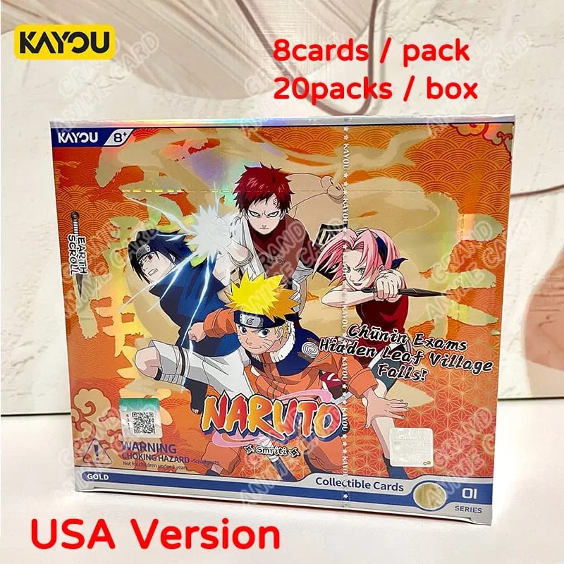ของแท้ Naruto T4W8 JIN1 JIN2 SEA ภาษาอังกฤษรุ่น Global Version Booster กล่องอะนิเมะ TCG Rare CR Ninja World Collection การ์ด — image 11