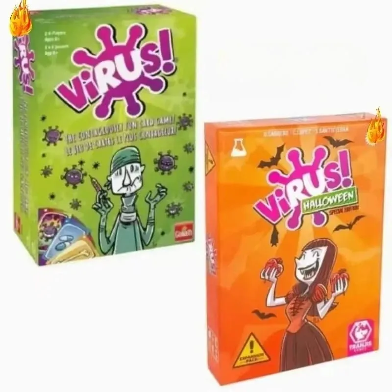 Interessant Virus Card Game & Virus Evolusion 2 Det smitsomt sjove brætspil til bryllupsfødselsdagsfest brætspil — image 9