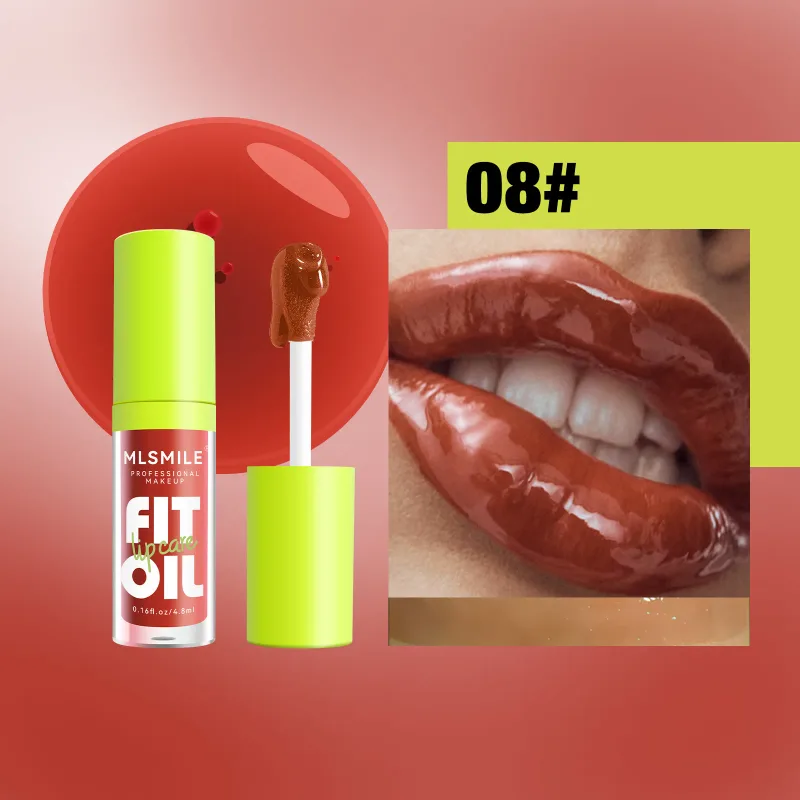 Glossy Lip Care Oil 8 Available Shades Hydrate And Soften Lips Create Plump Dewy Lip Look Comfortable All‑day Wearing — image 13