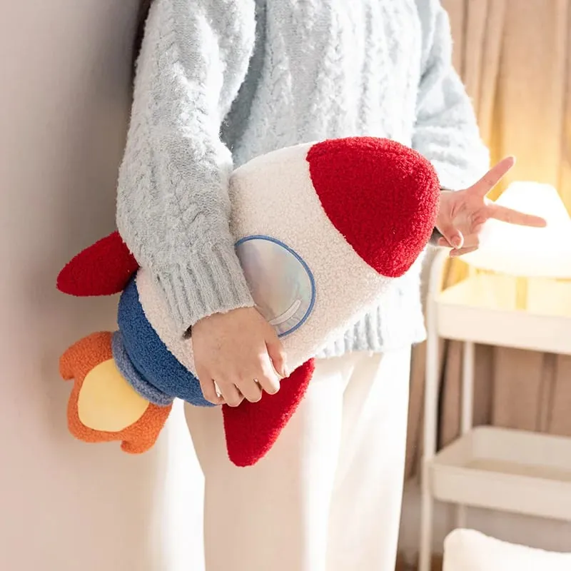 Mainan Angkasawan Roket Mewah 60CM Bantal Bantal Kapal Angkasa Sumbat Hiasan Rumah Hadiah Hari Lahir Space Discovery Mainan Pendidikan — image 4