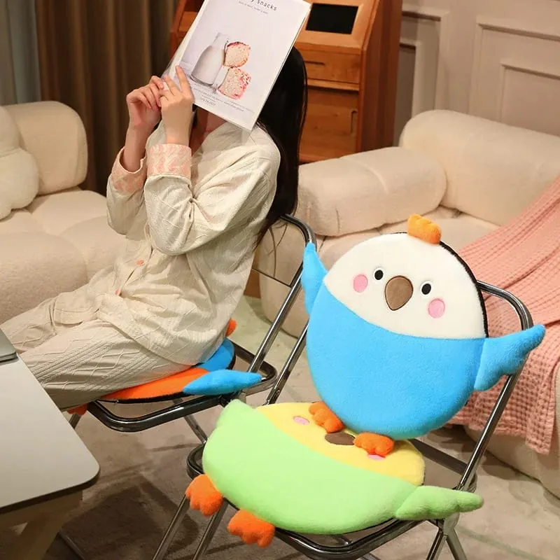 Bird Series Plush Cushion Squishy ตุ๊กตาเบาะนุ่มโซฟาเบาะรองนั่งของเล่นตกแต่งบ้านสร้างสรรค์วันเกิด Surprise ของขวัญ — image 3