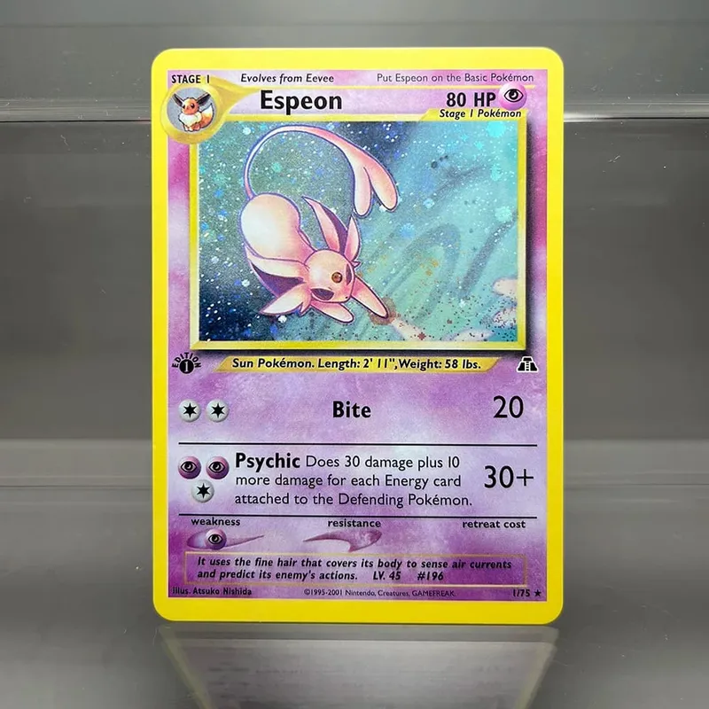 PKM Holographic Single Proxy Cards Lugia Charizard Venusaur Foil Game Collection Cards PTCG Kids Toys — image 6