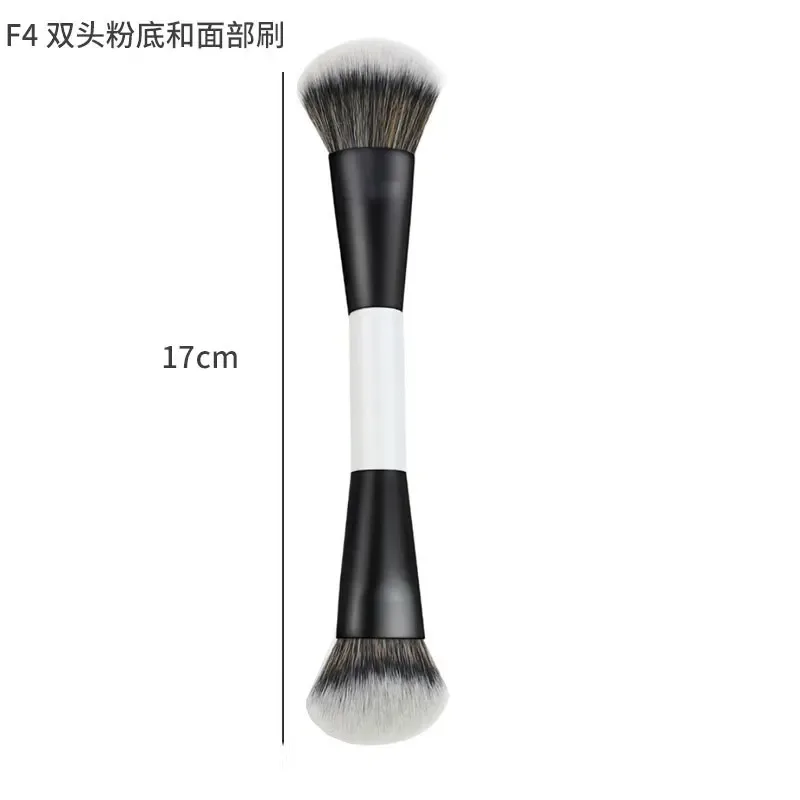 Doppelköpfiges Make-up-Pinsel-Set F1-F4 für Foundation Blush Highlighting Beauty Tools Kosmetikpinsel zur Gesichtsformung