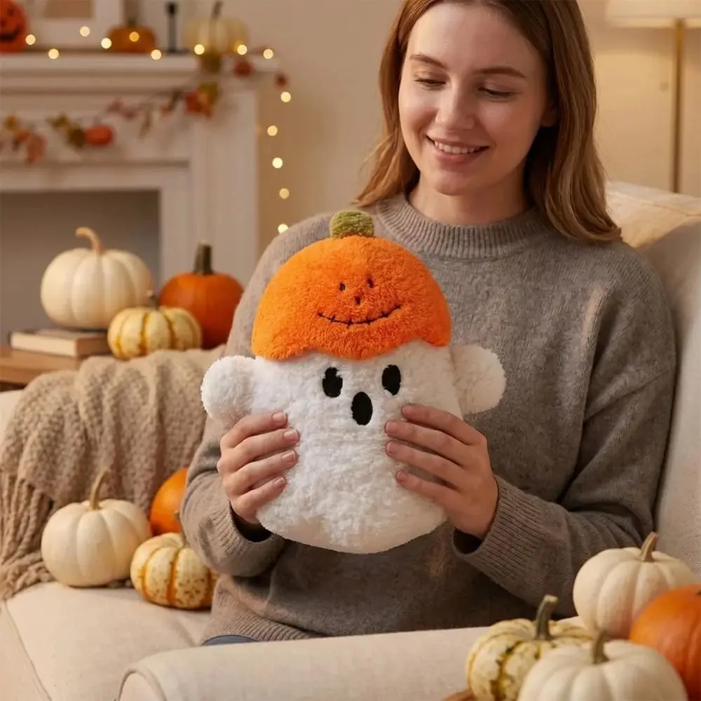Kusyen Hiasan Hantu Selesa Peluk Bantal Fabrik PP Kapas Isi Labu Bantal Hantu Tema Halloween — image 4