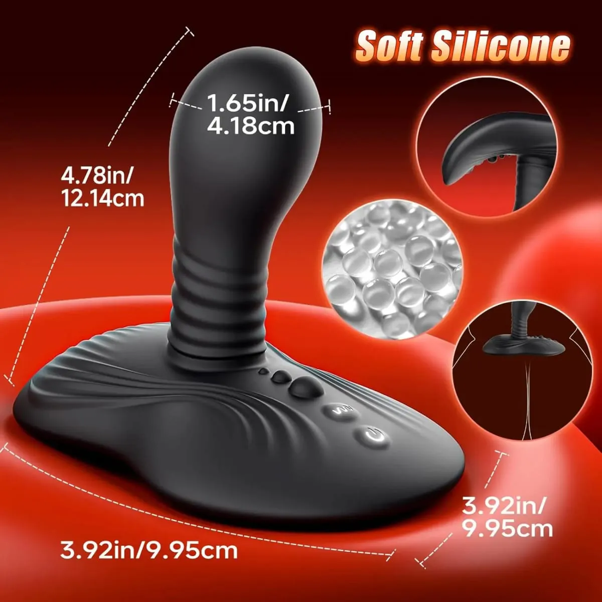 Oturmak ve Binmek Dönen Titreşimli Yapay Penis Vibratör Uzaktan Kumanda G Noktası Stimülatörü prostat masaj aleti Yetişkin Seks Oyuncakları Kadın Erkek için — image 6