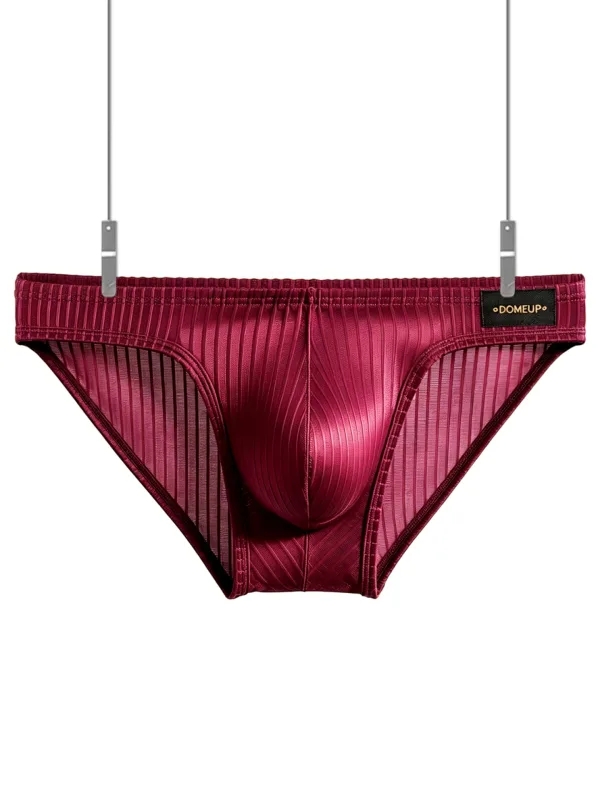 Quần Lót Nam Gân Họa Tiết Nam Ngắn Nylon Elastane Quần Lót Nhẹ Mỏng Thoải Mái Nam Tam Giác Quần Lót M‑XXL — image 9