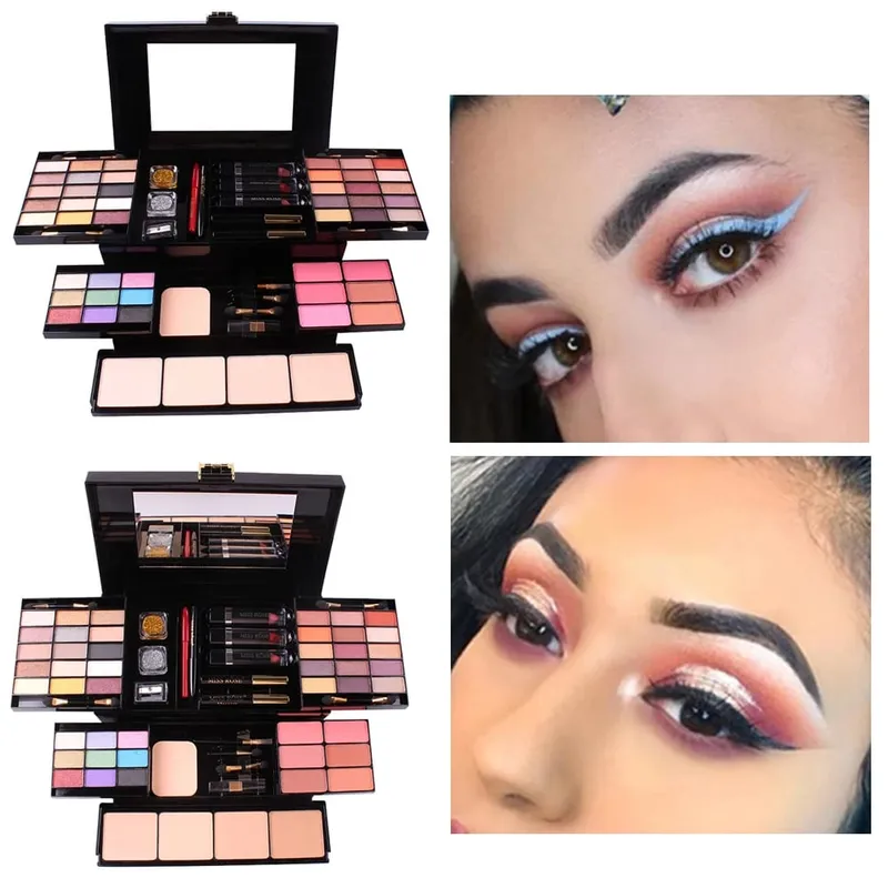 Multi-function Comestic Kit All-in-one Eyeshadow Makeup Brushes Lipstick Make Up Set Palette Case Professional Makeup Artist Box — image 3
