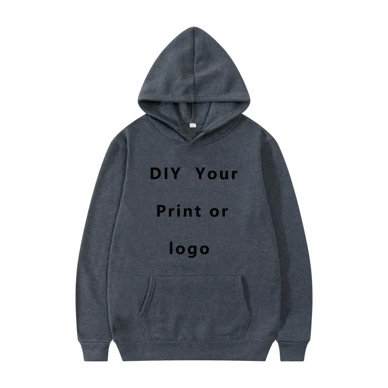 Sweat-shirt à capuche pour hommes et femmes, avec votre propre Design, Logo/image de marque, personnalisé partout, bricolage, décontracté, à la mode, nouveau — image 8