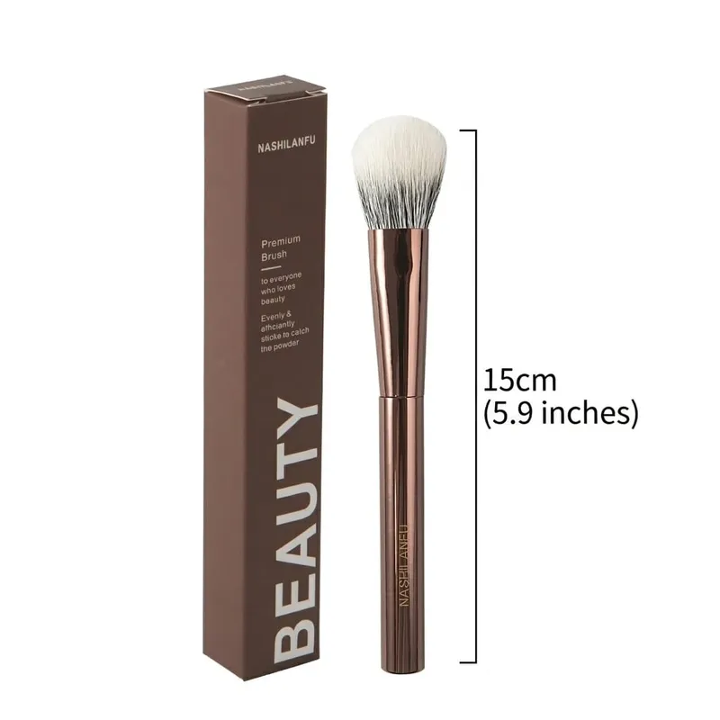 Serie de brochas de maquillaje, base en polvo, corrector, colorete, contorno, sombra de ojos, delineador de ojos, punteado, resaltador, cepillo para esculpir — image 8