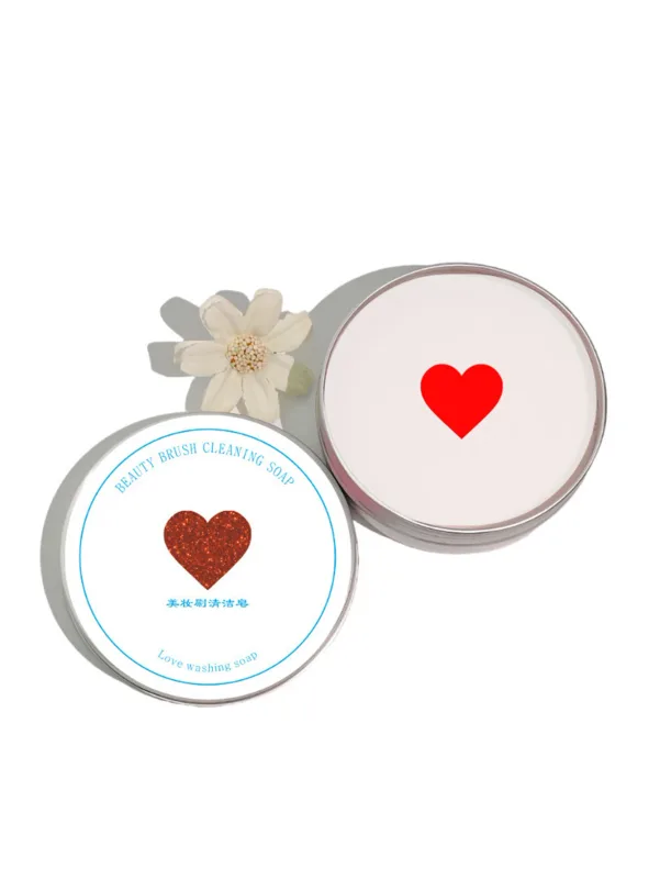 Sapone per la pulizia dei pennelli da trucco portatile Sapone detergente naturale multiuso riutilizzabile per cosmetici da viaggio Pulizia profonda veloce ed efficace per pennelli da trucco Piumini da cipria Vari prodotti per il lavaggio di bellezza