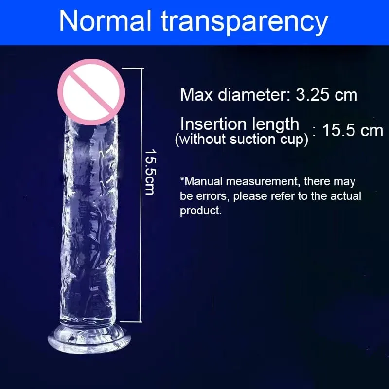 Realistic Dildo Jelly Penis Suction Cup Dildo 7 Size Female Masturbator Clitoral Stimulator Big Dick Lesbian Sex Toys For Women — image 8