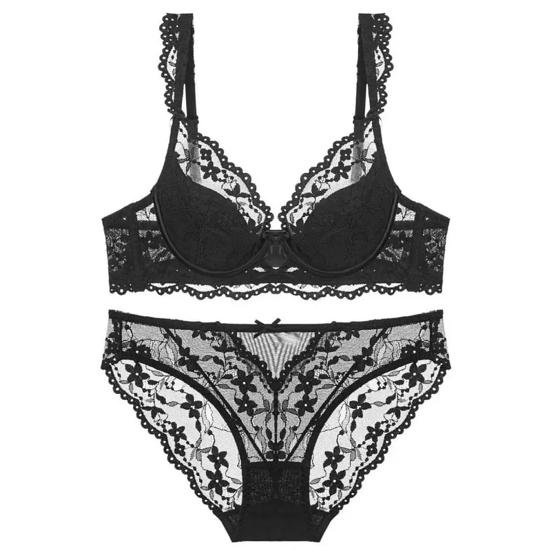 Sexy Spitzen-Push-up-BH für einen größeren Look, Minimizer, schlankmachender Bügel, Unterstützung, seitliches Fett, kein Durchhängen, Stahlring, Übergröße — image 10