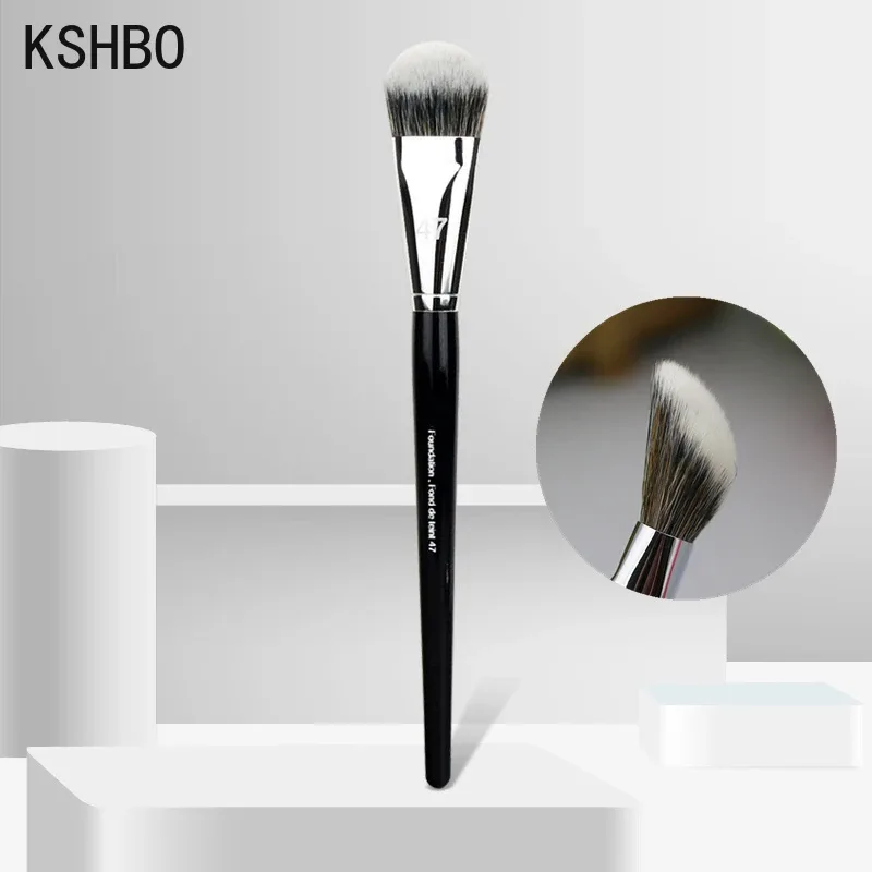 Foundation Pinsel 47 Besen Kopf Flüssige Foundation Schatten Reparatur Pinsel Frauen Gesicht Basis Make-Up Schönheit Professionelle Werkzeuge