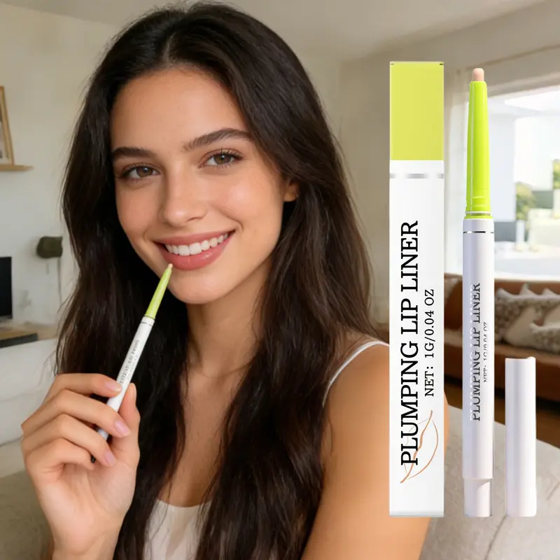 Pelapik Bibir Bergemuk Kebebasan Pensel Tentukan Pigmen Tahan Lama Bibir Kalis Air Ringan Penggunaan Semulajadi Harian Makeup Matte Lipliner Pen — image 2