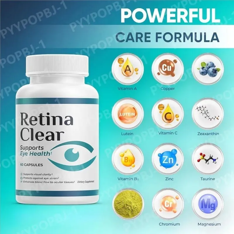 60 capsule per la protezione degli occhi supportano la chiarezza visiva e alleviano l'affaticamento degli occhi. Contengono multivitaminici di luteina e zinco — image 4
