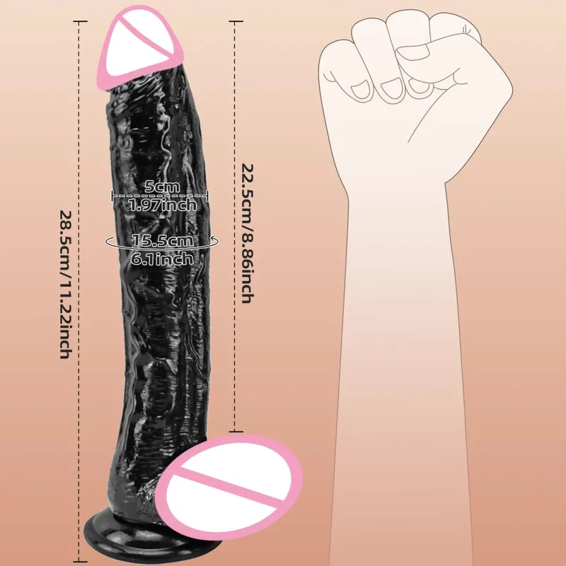สมจริงDildoพร้อมถ้วยดูดการเจาะAnal G-Spot Masturbatorอวัยวะเพศชายของเล่นสำหรับผู้ใหญ่ขนาดใหญ่Dildosสำหรับผู้หญิงยางCock Gode — image 9