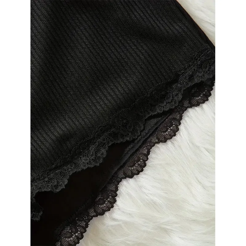 ชุดชั้นในสตรีชุด Bra และชุดกางเกง Panty ชุดสีทึบ Loungewear เครื่องแต่งกายที่ใกล้ชิดลูกไม้รัดตัว PLUS ขนาด 2 ชิ้นชุดชั้นใน — image 5