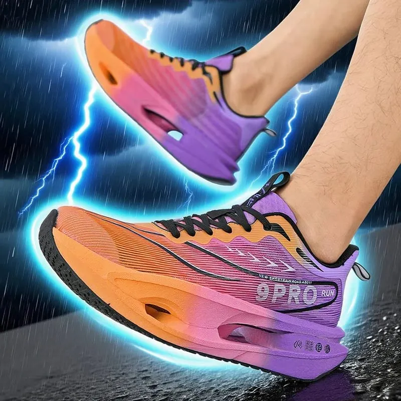 Sepatu Kets Pria 9PRO Papan Karbon Bantalan Kerangka Sepatu Lari Maraton Sepatu Tenis Olahraga Latihan Kebugaran Luar Ruangan Wanita — image 3