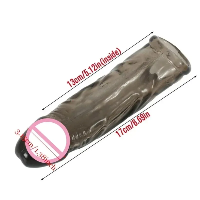 3 colores funda extensora para pene alargador potenciador del estiramiento retrasar la eyaculación juguetes sexuales para hombres condón reutilizable anillo para pene — image 6