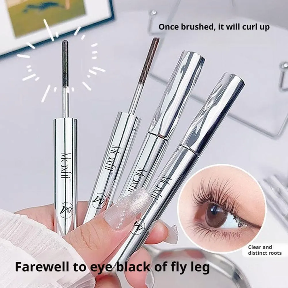 Professional Metal Wand Mascara Waterproof Long Lasting Eyelash Curling Lengthening Mascara Non-Smudge Eye Makeup Cosmetic Tools — image 3