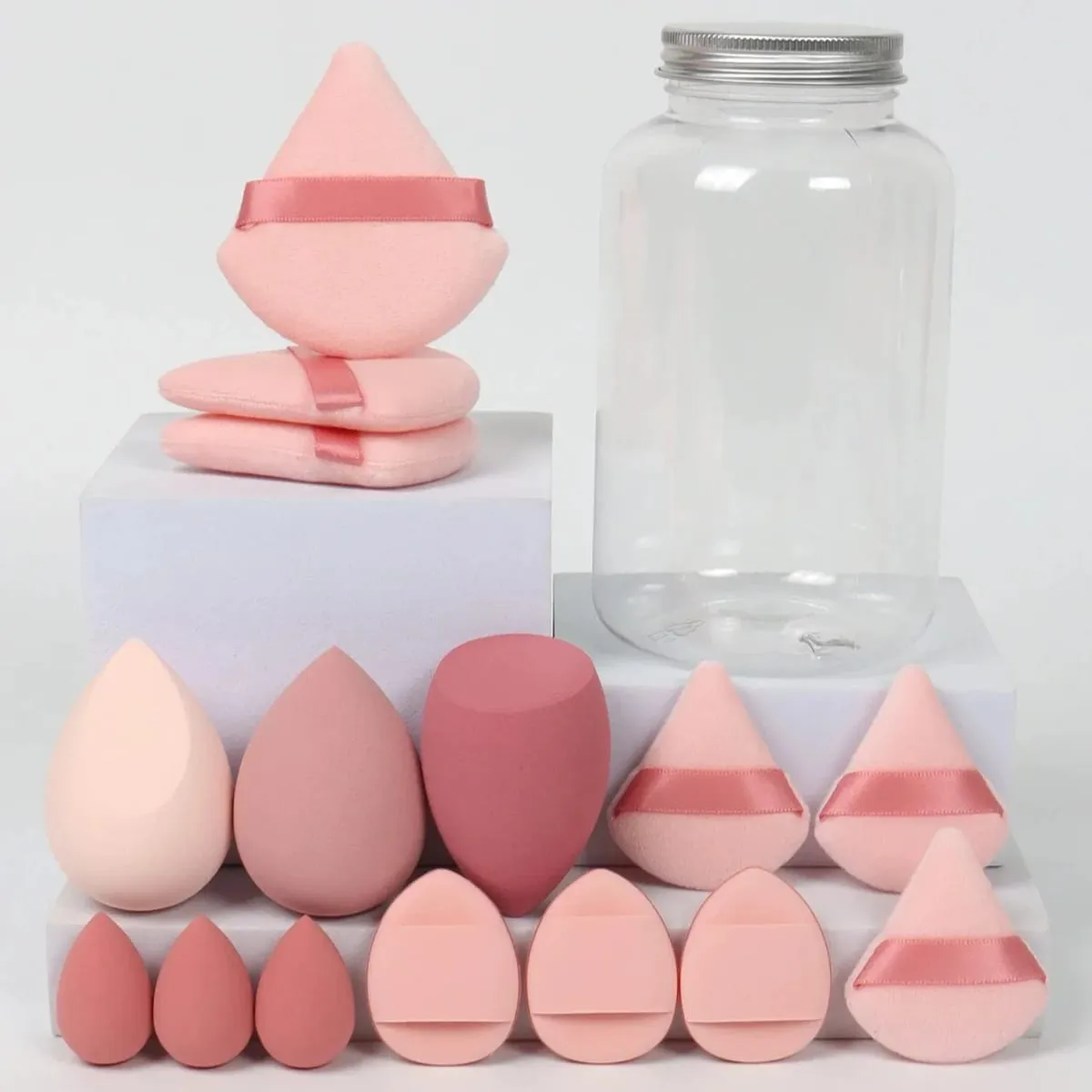 12/15Pcs Makeup Sponge Cosmetic Puff Foundation Sponges Beauty Egg Powder Puffs Women Make Up AccessoriesMakeup Tools — image 2