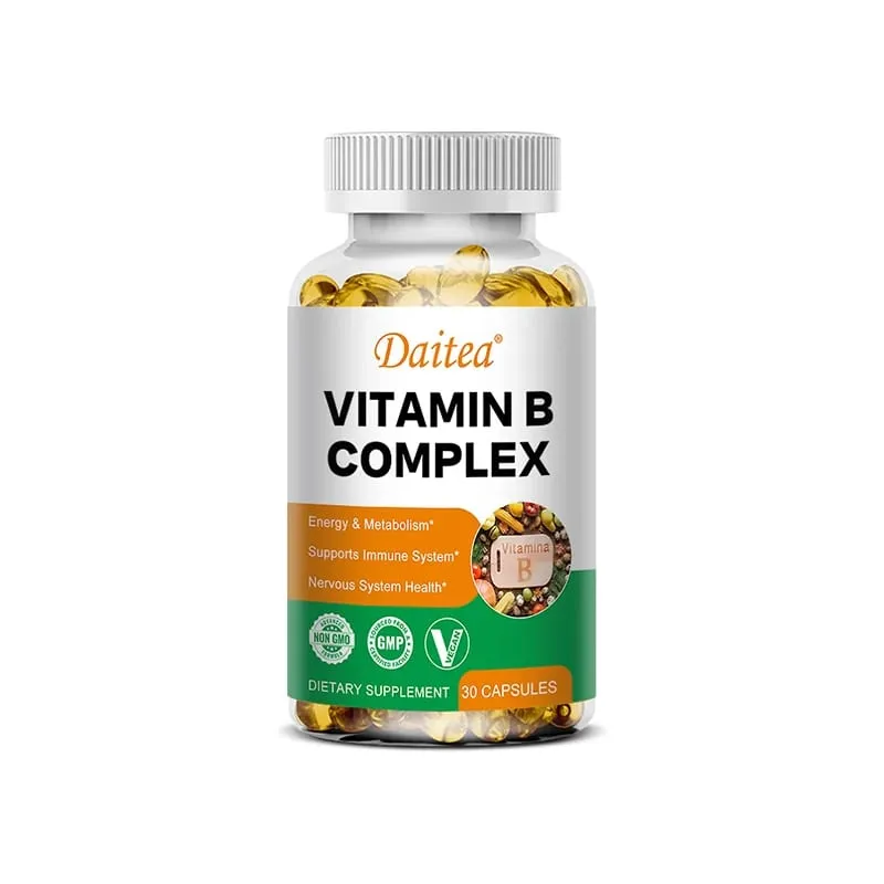 Daitea Compound VitaminB Capsule VB B1 B2 B3 B5 B6 B7 B9 B12 Un umore migliore Aiuta il sistema nervoso e un integratore di supporto energetico — image 10