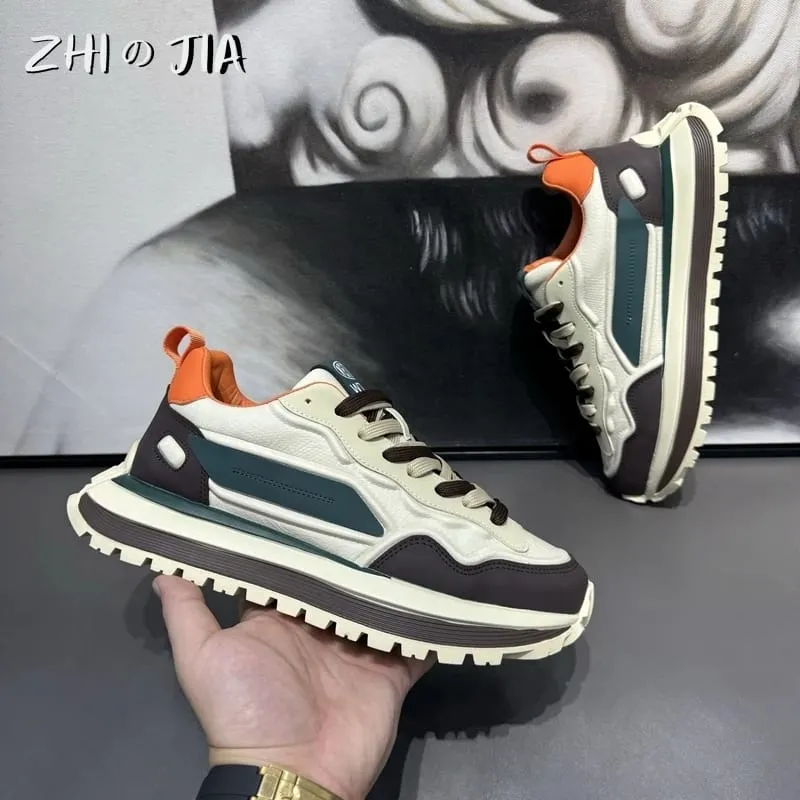 Herren-Sneaker mit dicker Sohle, höhenvergrößernd, lässiger Sneaker, Outdoor-Laufschuhe für Herren, modisch, rutschfest und verschleißfest — image 4