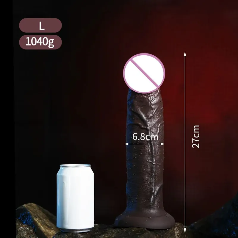 Super Realistic Long Dildo Soft Silicone Anal Dildos Strapon Dick Butt Plug Masturbator Penis Adult Sex Toys for Men Women — image 8