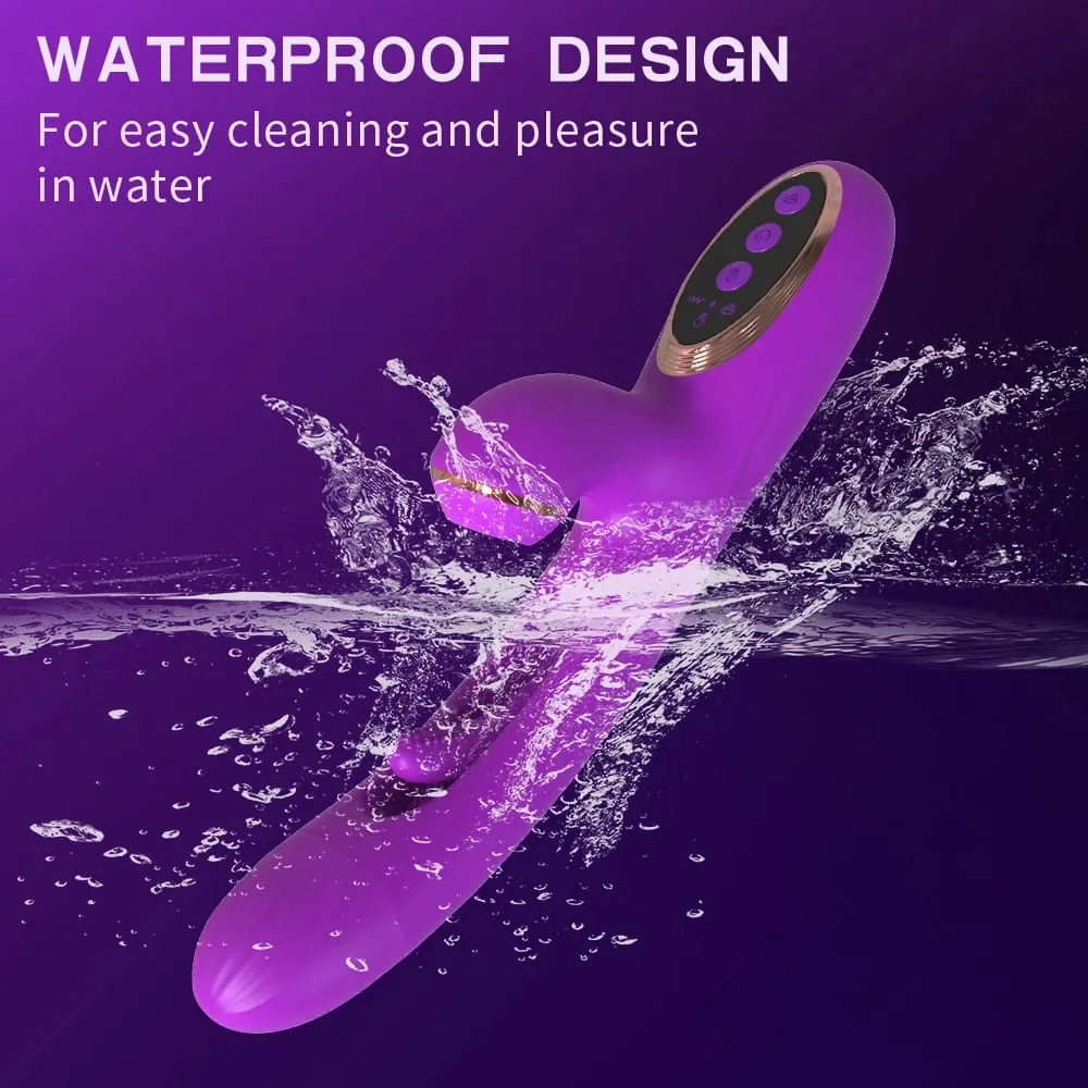 Menghisap Mengepak Vibrator untuk Wanita Kelentit G Spot Stimulator Dildo Mengetuk Faraj Massager Bergetar Dewasa Mainan Seks Wanita — image 5