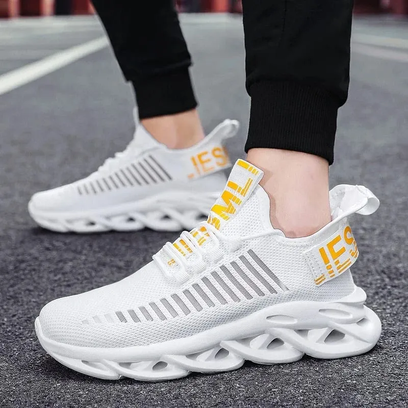 Männer Schuhe Bequeme Beiläufige Turnschuhe Atmungsaktive Plattform Laufschuhe Mann Mesh Tenis Sport Schuhe Waling Tenis Masculino