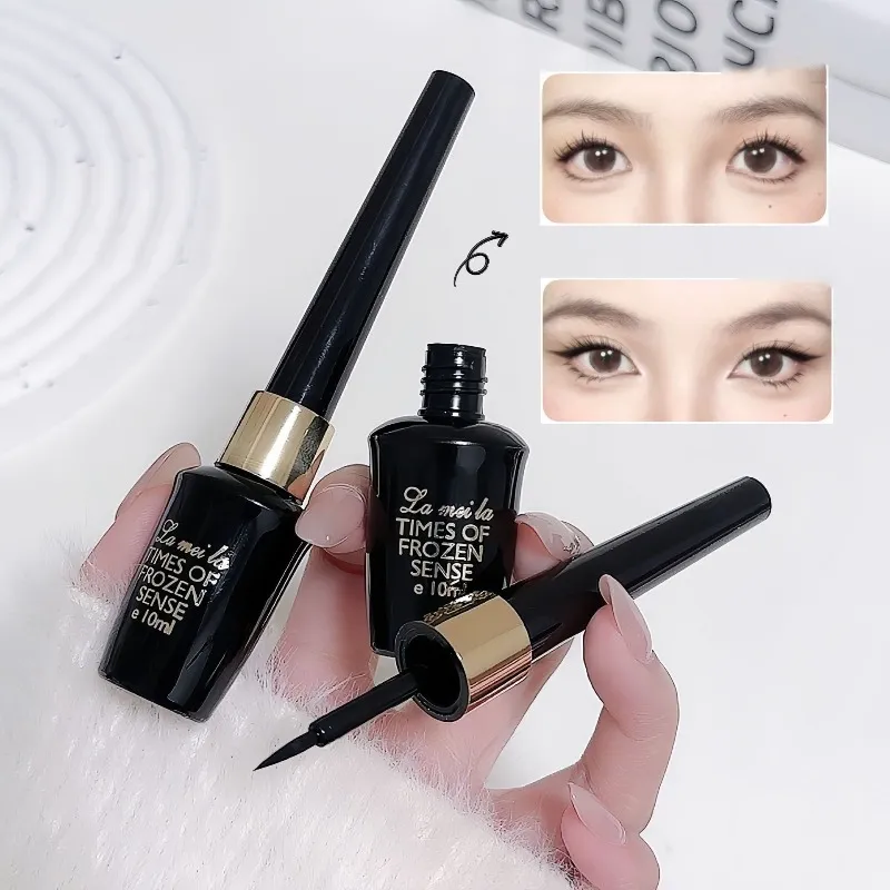 Black Liquid Eyeliner Ultra Fine Natural Smooth Eyeliner Lasting Waterproof Quick Dry Non-Smudging Eye Durable Makeup Cosmetics — image 6