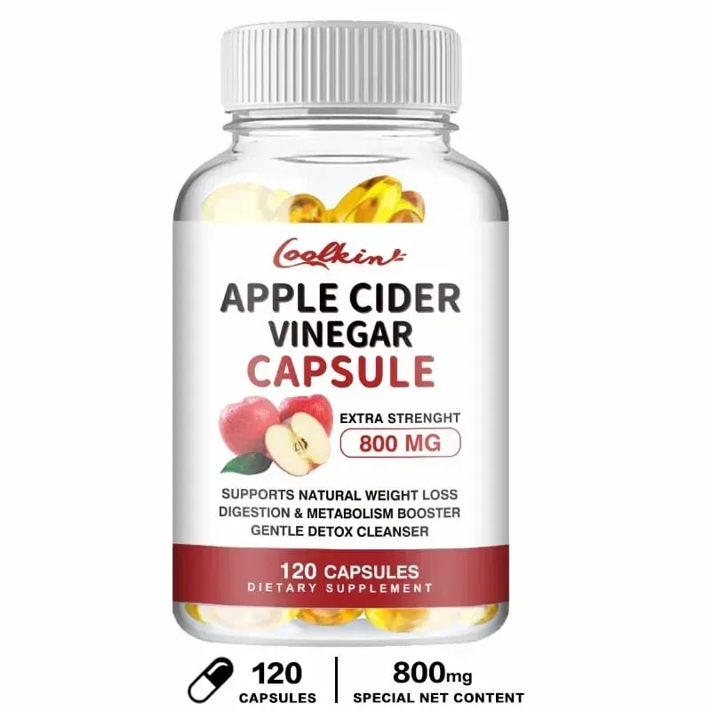 Kapsul Cuka Cider Epal - Membakar Lemak Selera Makan Menekan Pengurusan Berat Badan Suplemen Detoks — image 9