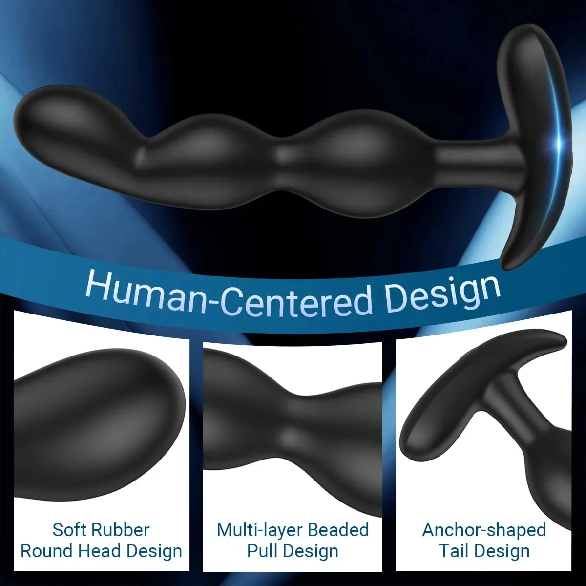 Aplikasi Bluetooth Anal Plug Vibrator untuk Pria Pemijat Prostat Nirkabel Remote Butt Plug Bergetar Mainan Seks Dewasa untuk Wanita Pria Gay — image 3