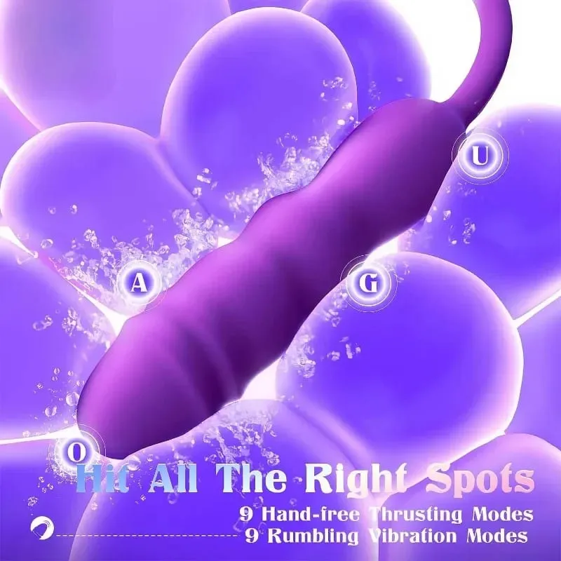 Stimolazione del clitoride Inserisci vibratore del vibratore del punto G. Vibratore del clitoride 10 tipi di vibrazione 9 tipi di giocattoli sessuali con dildo di spinta 18+ — image 2