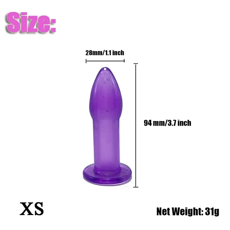 Juego de 5 unidades de tapón Anal con forma de bala, Kit de entrenamiento con tapón Anal, dilatador, entrenamiento progresivo, juguete sexual para adultos para mujeres, hombres y parejas — image 17