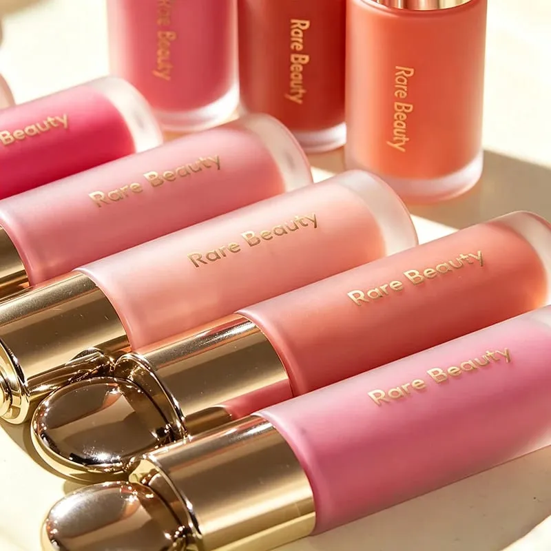 Sjælden skønhed letvægtslotion mat tekstur flydende pulver Blusher nærende 4 farve smør læbestift Bronzing flydende kosmetik — image 4